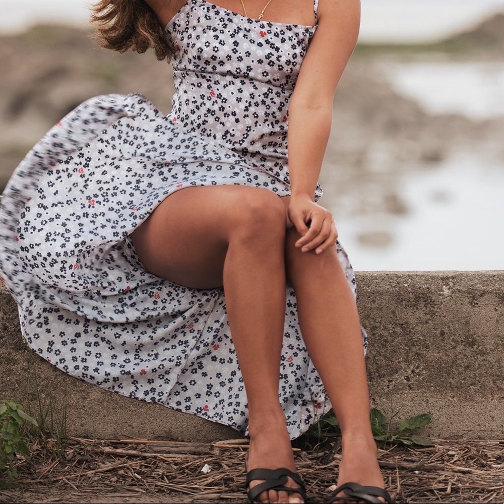 Sunday best slit dress